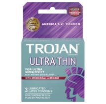 Trojan Ultra Thin Armor Spermicidal (3 Pack)